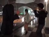 Teen Japanese Girl On The Street Gets Offered Money To Go To a Hotel Room With Two Guys part 1