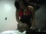 Ebony Hairdresser Offeres A Customer More Than Just A Regular Haircut