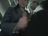 Asian Schoolgirl Gives Handjob On Bus