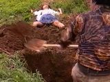 Teen Knocked Down Fucked and Wasted In The Field Fuck Fantasy