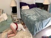 MILF Mom Gets Fucked While Stuck Under The Bed