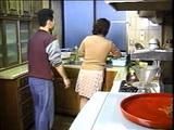 Neighbor Boy Attacked and Fucked Japanese Mature Housewife In Kitchen Retro Japan Porn