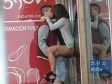 Amateur Couple Gets Caught Fucking In Public